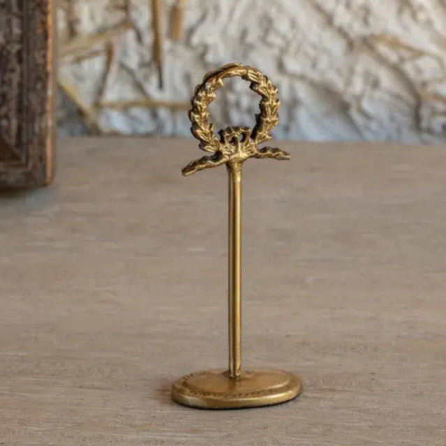 Antique Gold Place Card Holder Set | A Cottage in the City