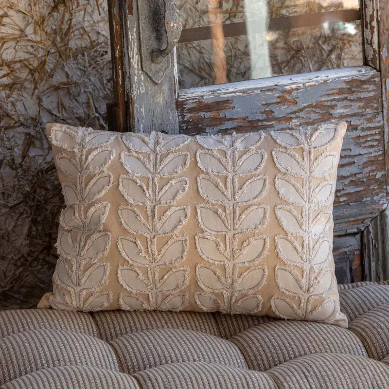 Neutral Vine Rectangle Pillow Set