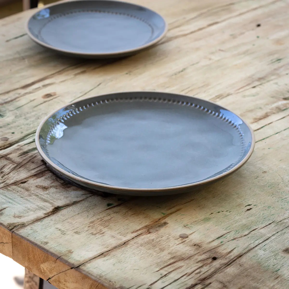 Legbar Blue Dinner Plate Set | A Cottage in the City