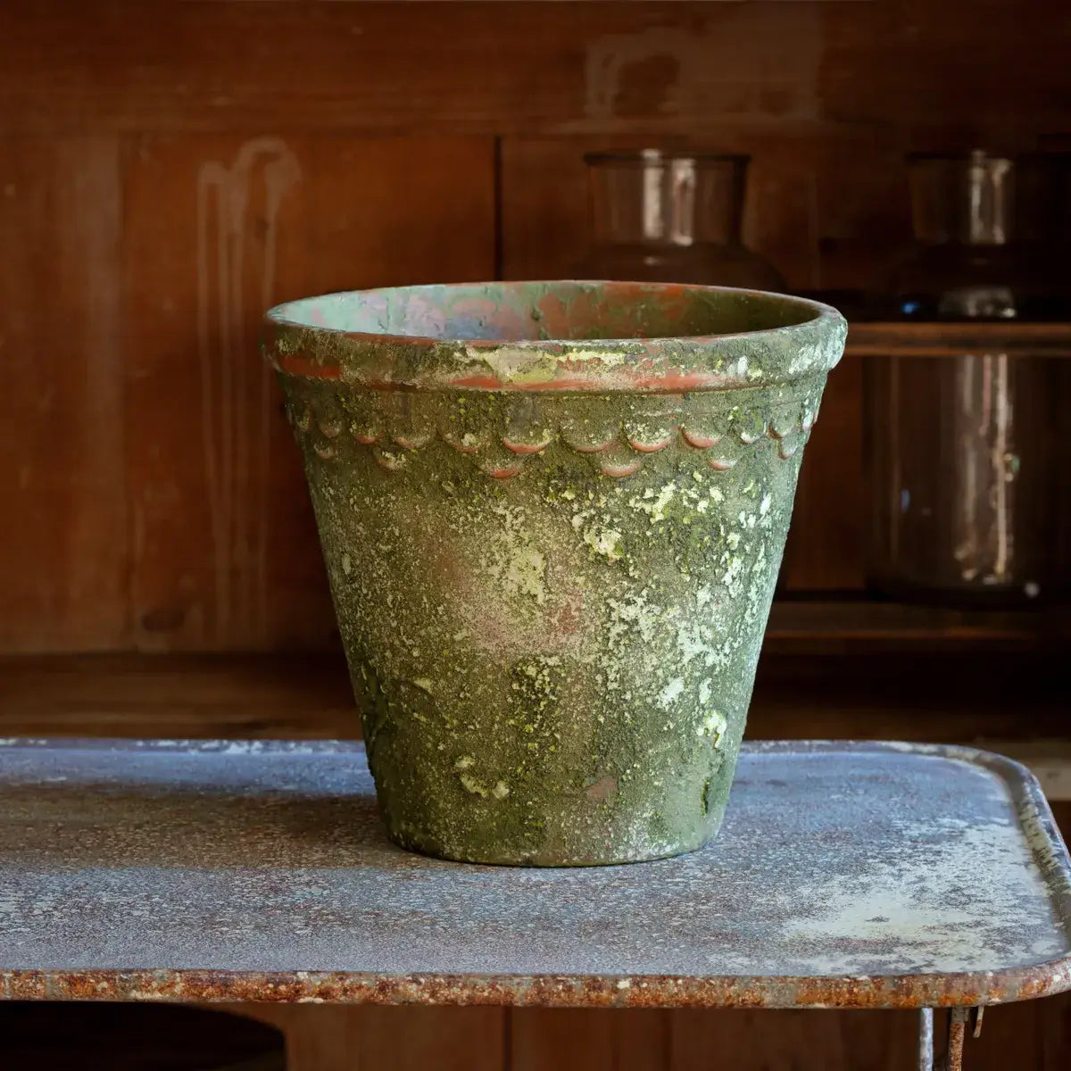 Aged Garden Pot