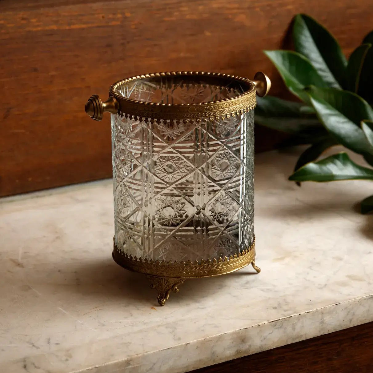 Etched Bottle Chiller With Handles