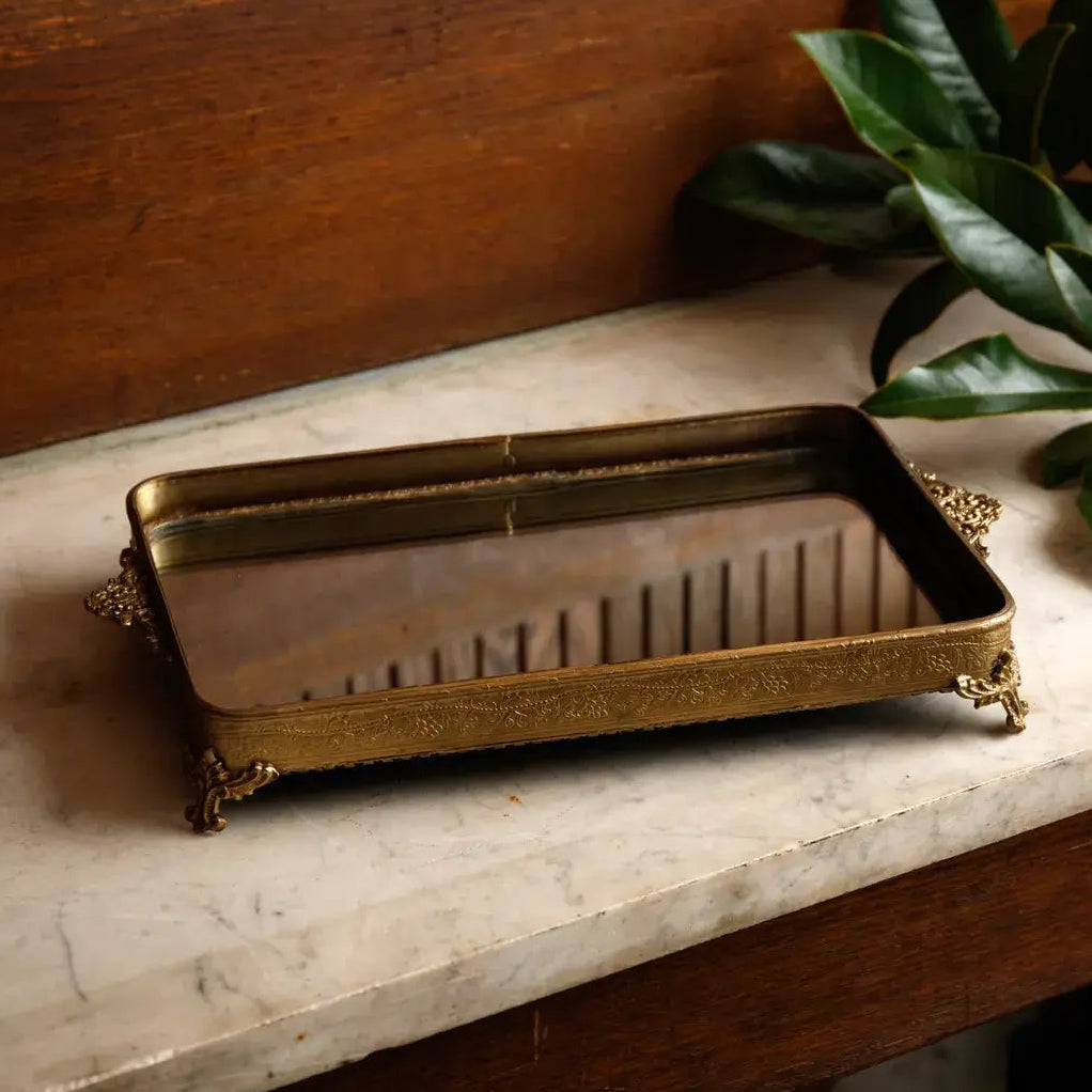 Mirrored Vanity Tray