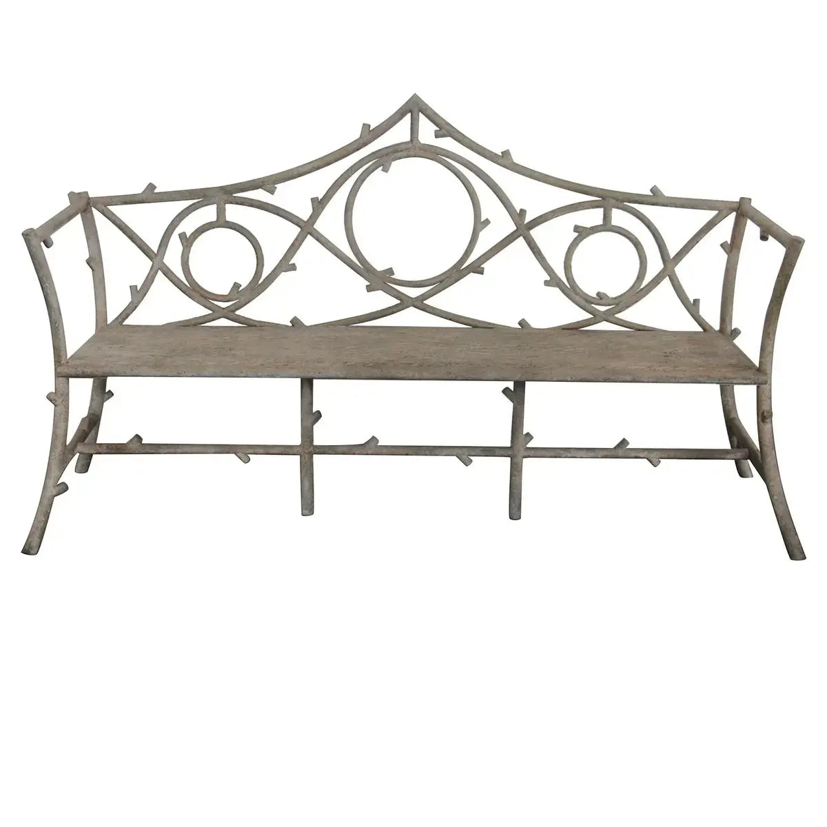 Faux Bois Garden Bench