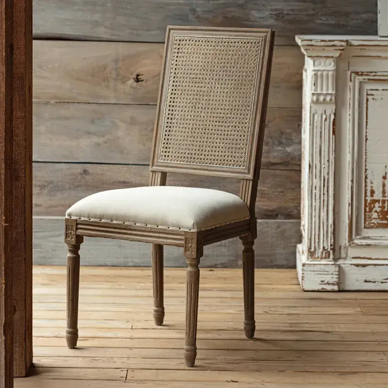 Country Club Cane Back Dining Chair Set