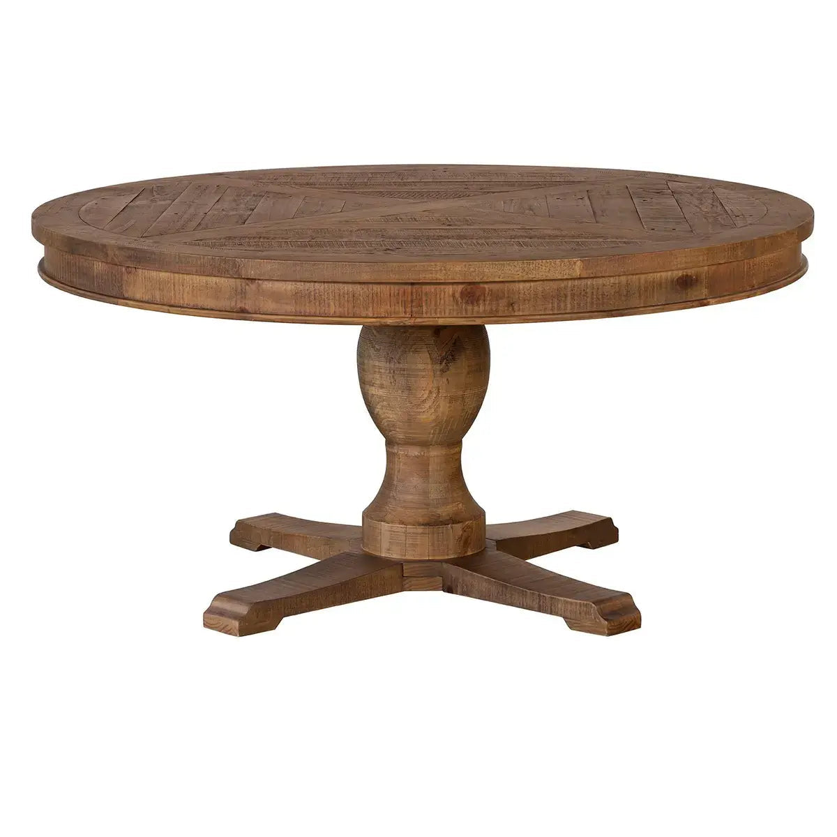 Jefferson Walnut Finish Round Table