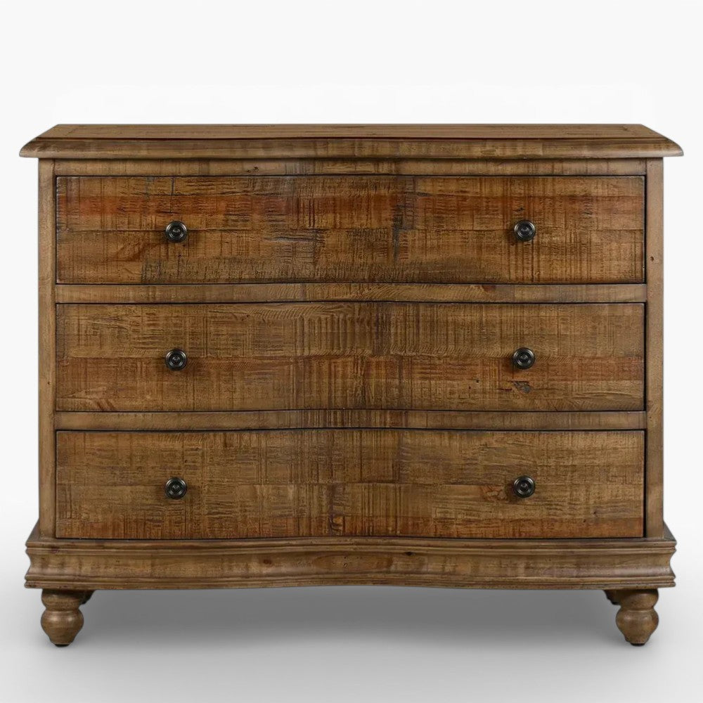 Curved Pine Chest