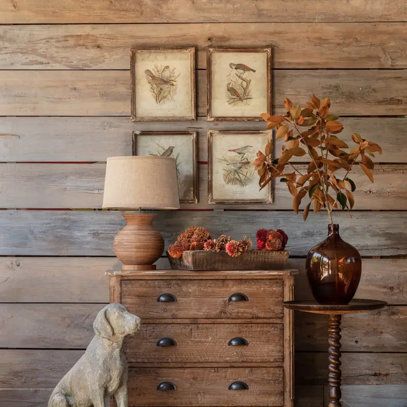 Birds In The Field Print Set