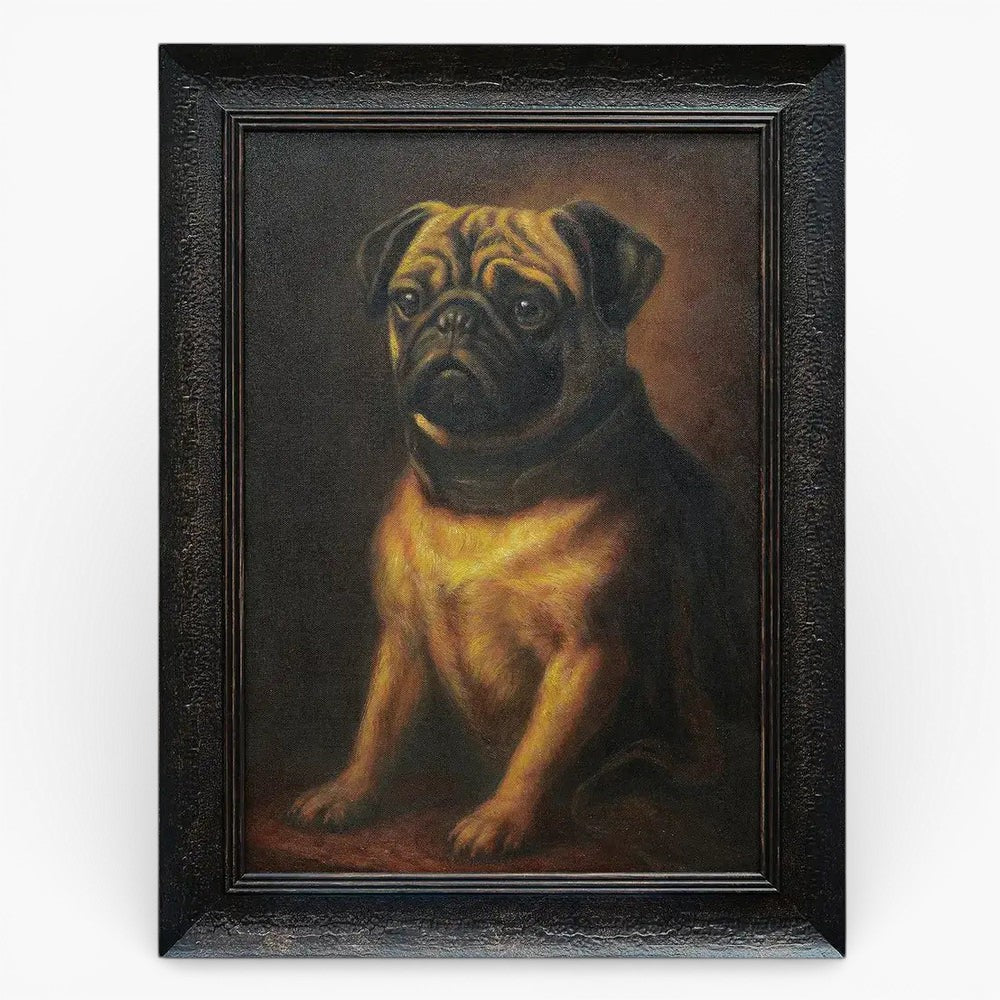 Pug Portrait Remarque