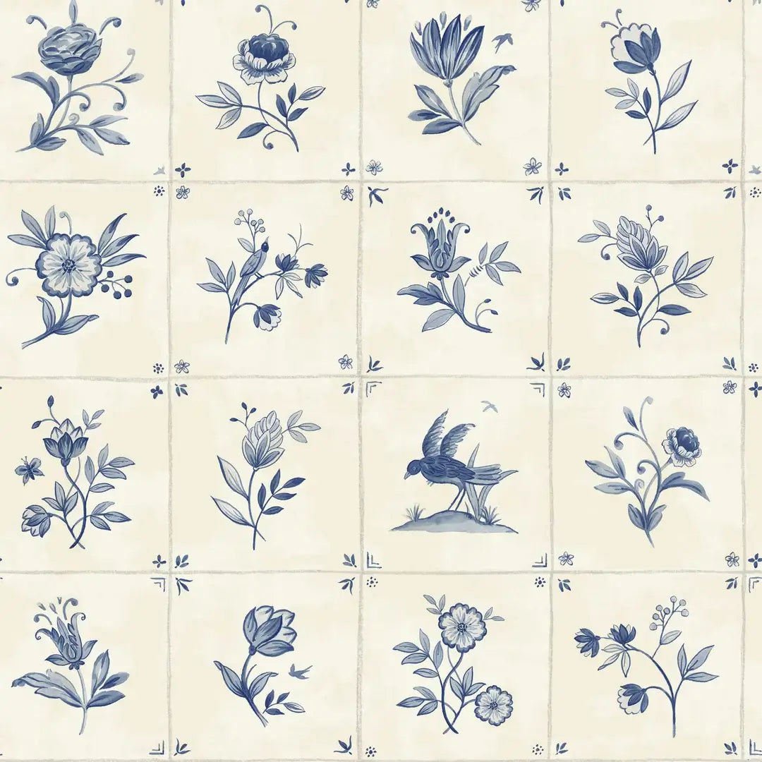 Azulejo Tile Textured Peel & Stick Wallpaper