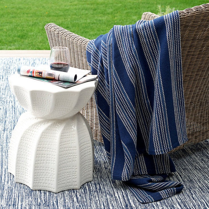 Pine Cone Hill Cameroon Woven Cotton Throw