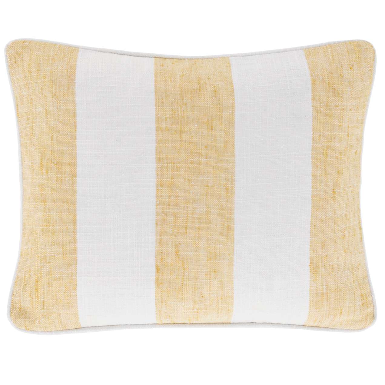 Pine Cone Hill Awning Stripe Soft Yellow Indoor/Outdoor Pillow