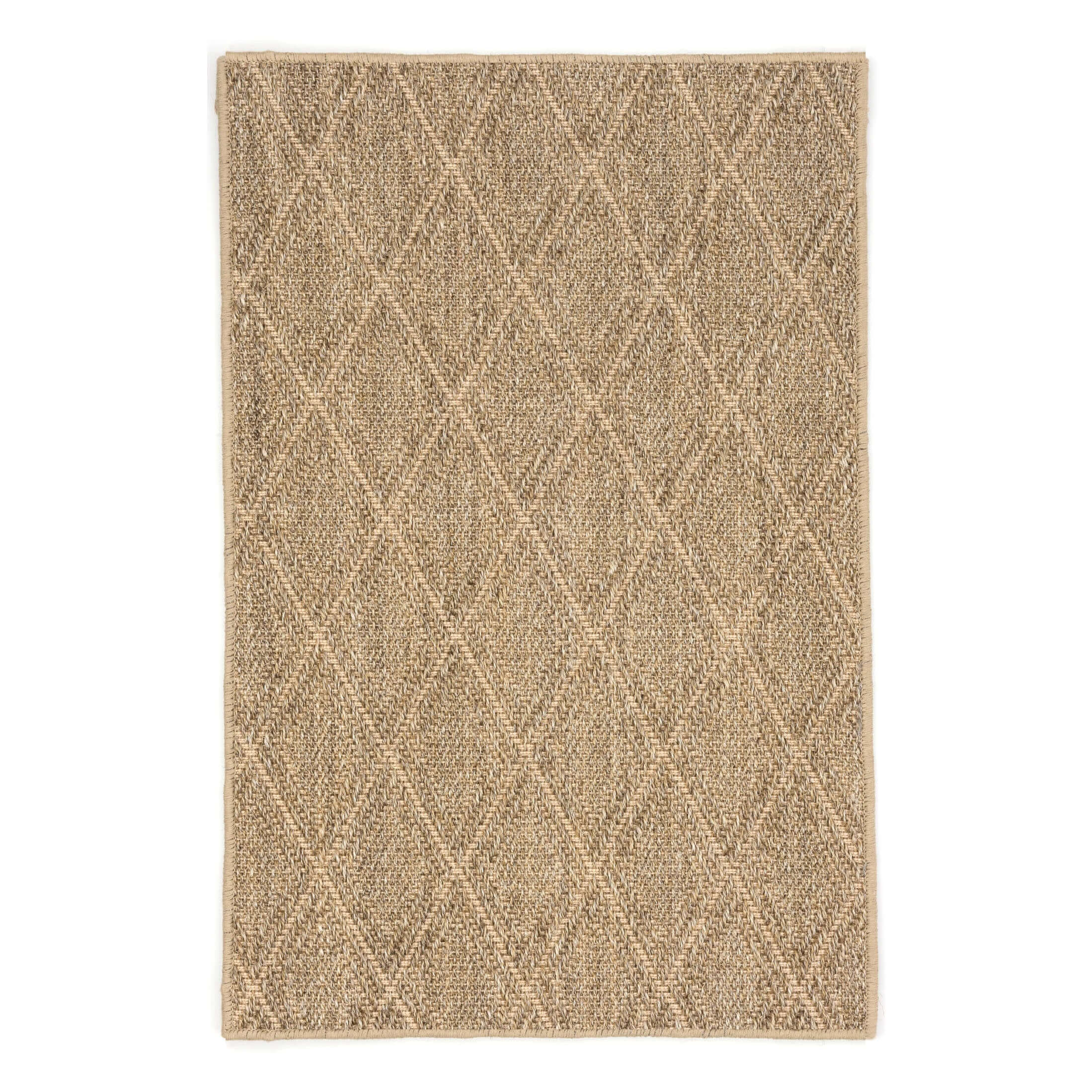 Dash & Albert Diamond Woven Sisal Custom Rug