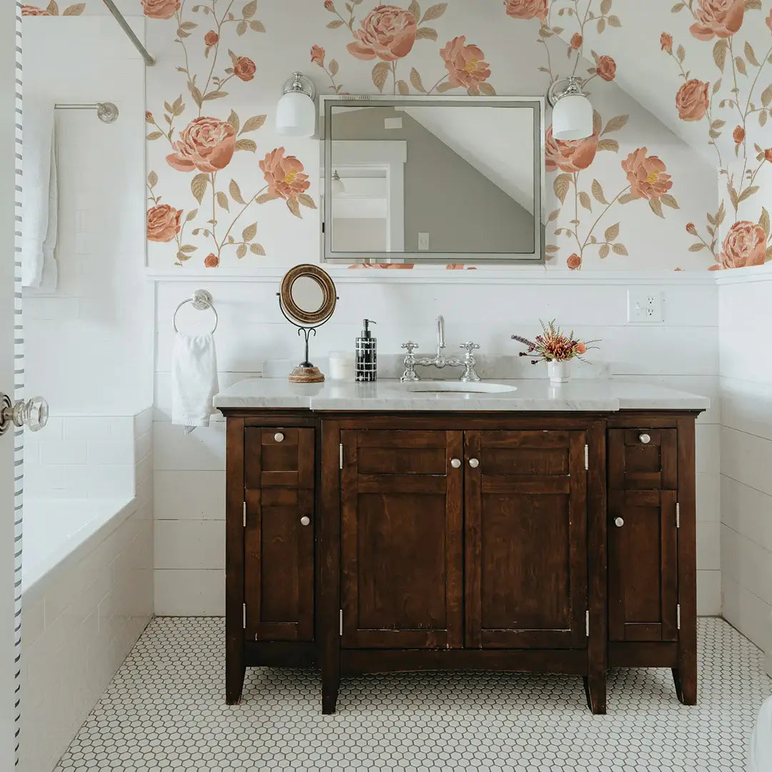 Rambling Rose Peel & Stick Wallpaper
