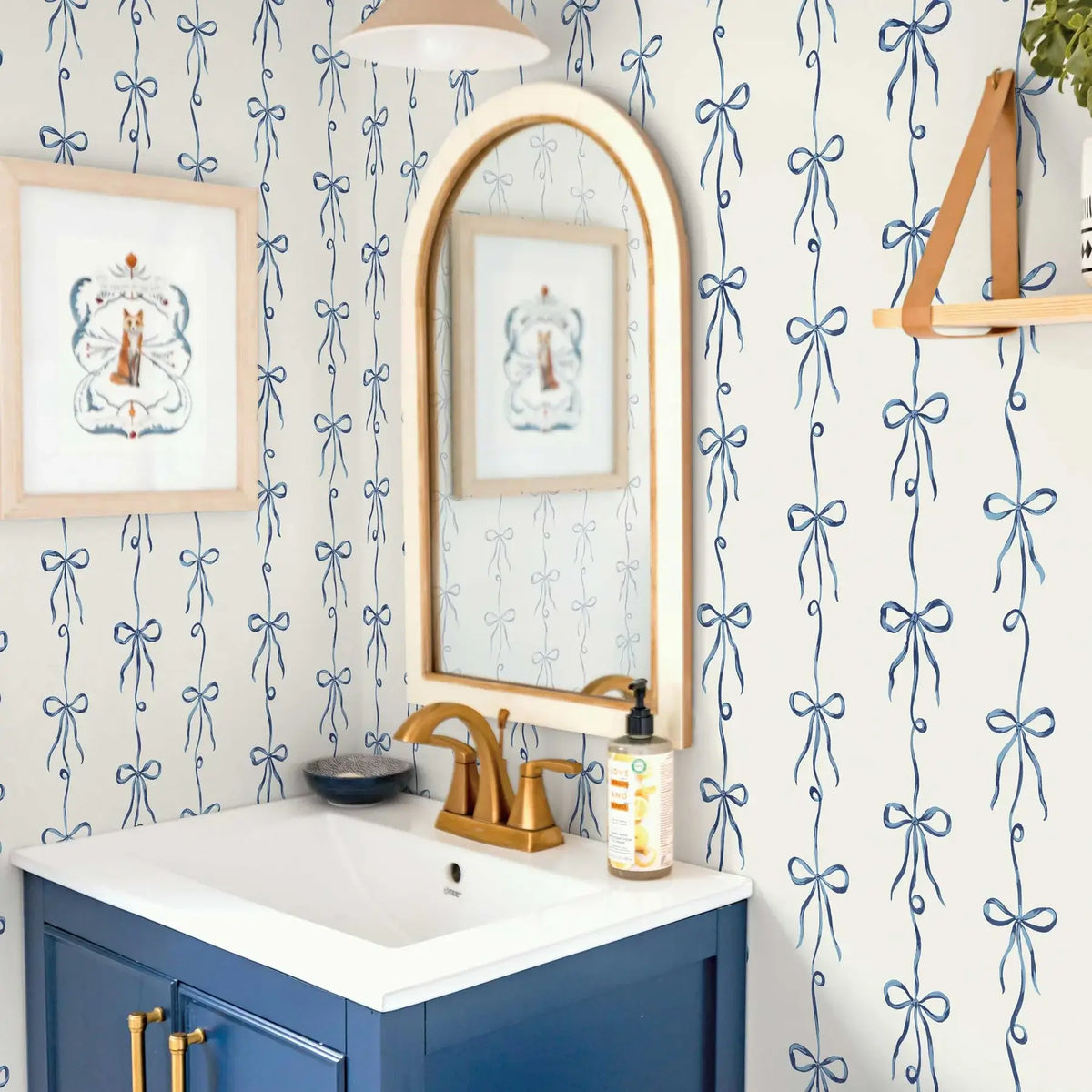 Sweet Bow Ties Peel & Stick Wallpaper