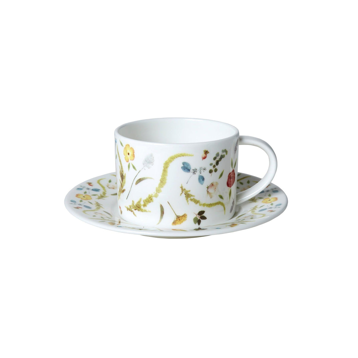 Scandinavian Floral Cup & Saucer