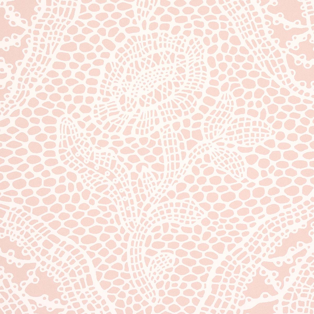 Schumacher Cosette Lace Wallpaper