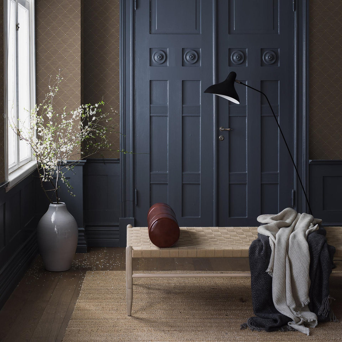Schumacher Golden Trellis Wallpaper | A Cottage in the City