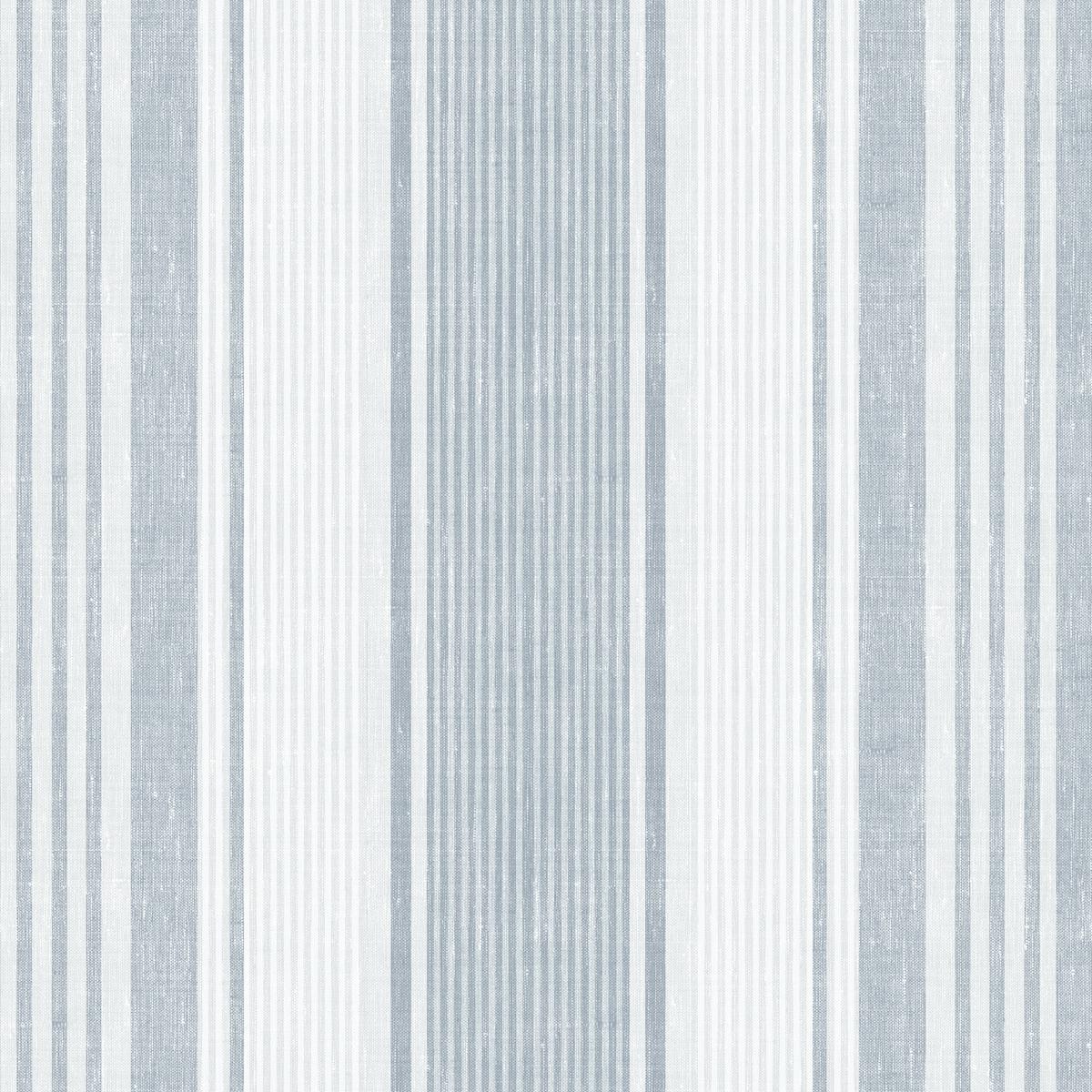 Schumacher Linen Stripe Wallpaper