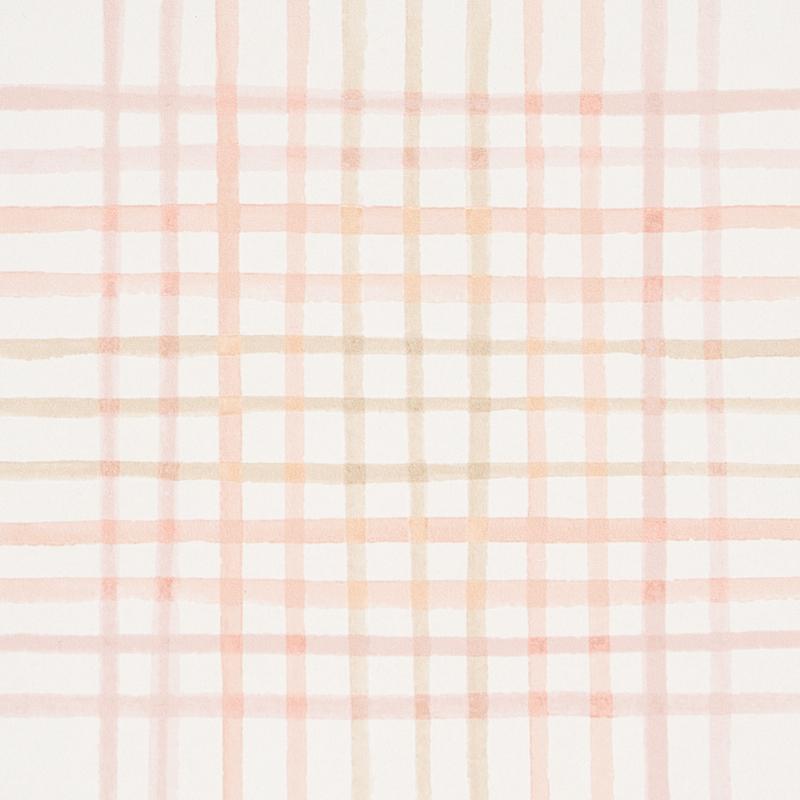 Schumacher Minerva Plaid Print Wallpaper