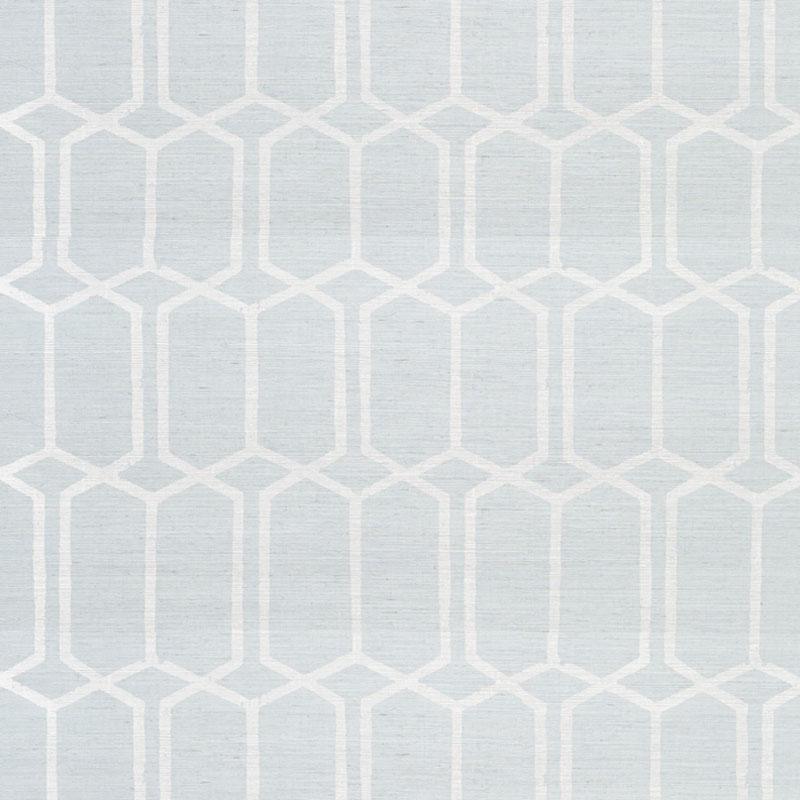 Schumacher Modern Trellis Sisal Wallpaper