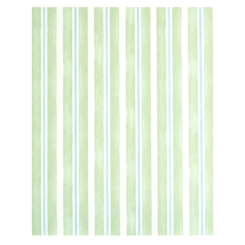 Schumacher Watercolor Stripe Wallpaper