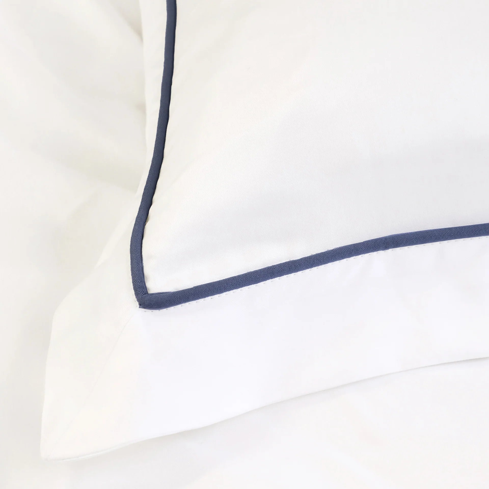 Sheena Bamboo Sateen Sheet Set In Navy by Pom Pom at Home
