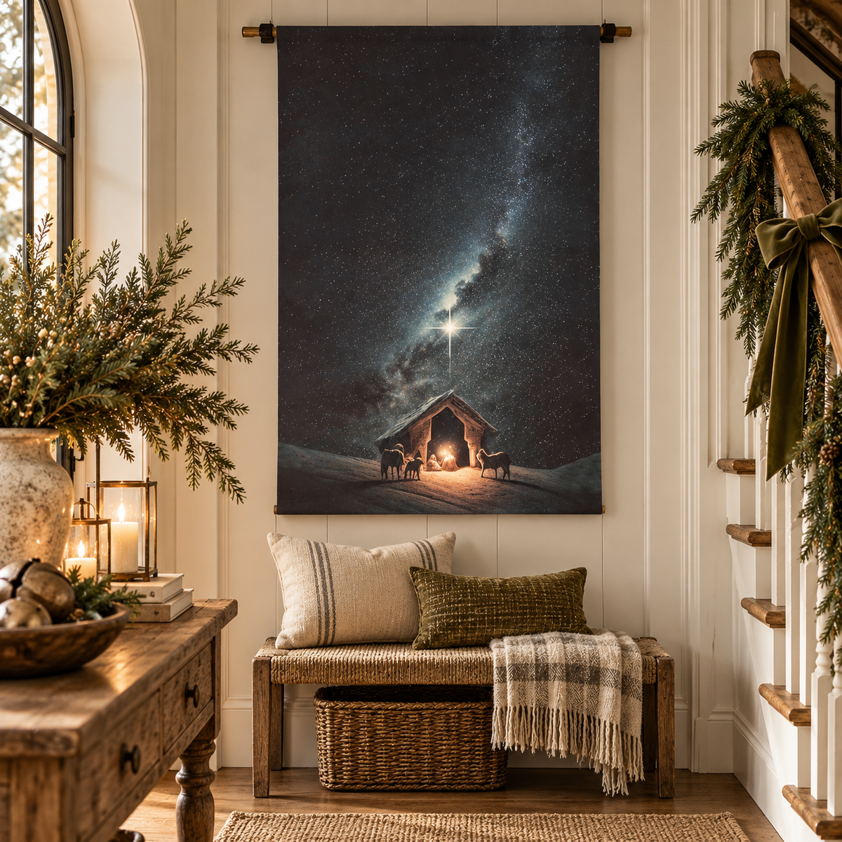 Starry Nativity Scroll