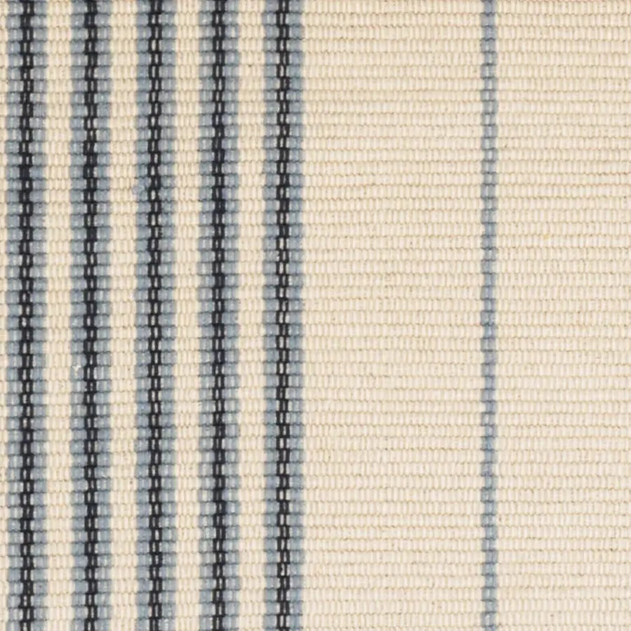 Dash & Albert Conway Blue Handwoven Cotton Rug