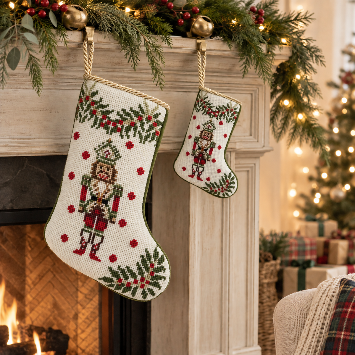 The Nutcracker Needlepoint Stocking