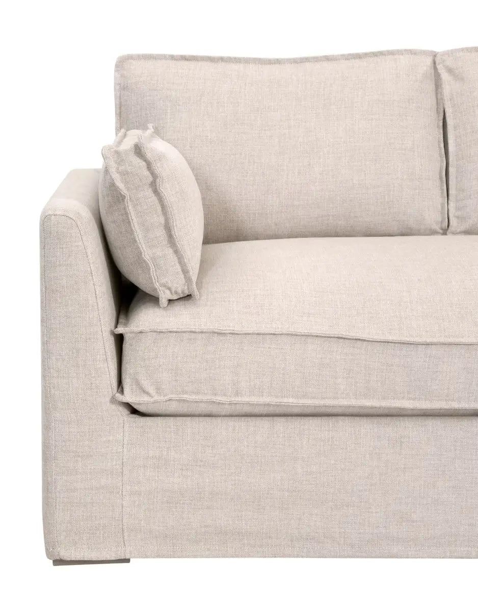 Thea Outdoor Taper Arm Slipcover Sofa