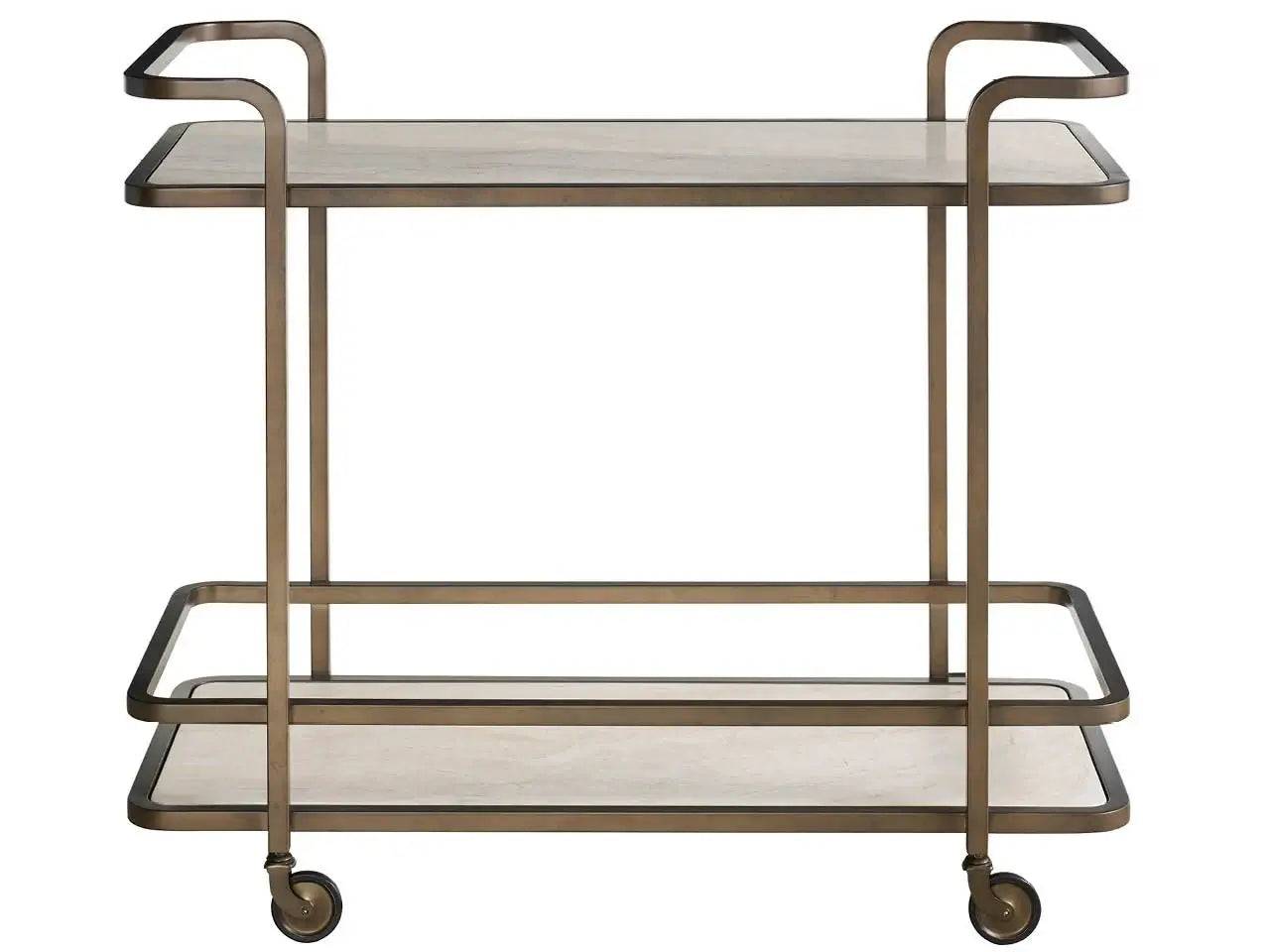 Aged Gold Bar Cart