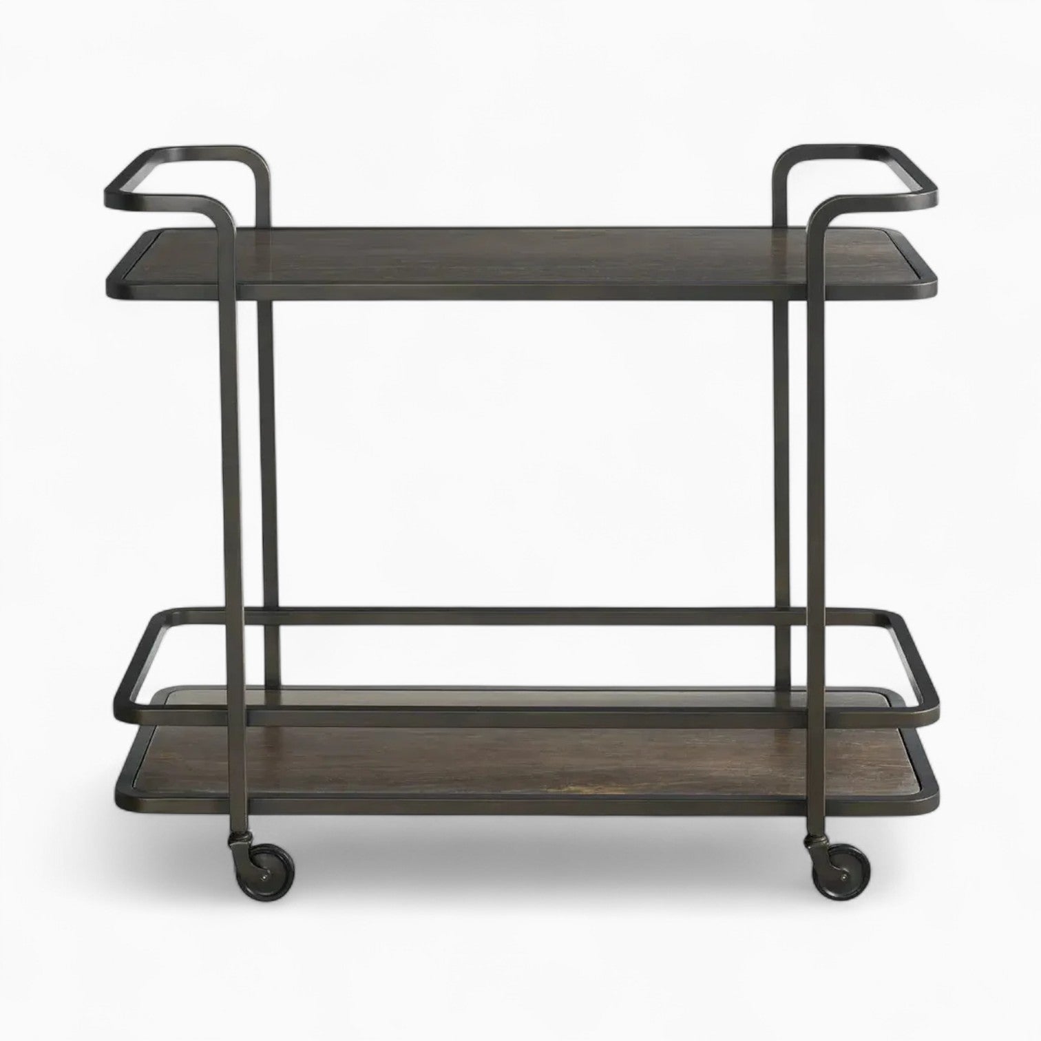 Smoked Bronze Bar Cart
