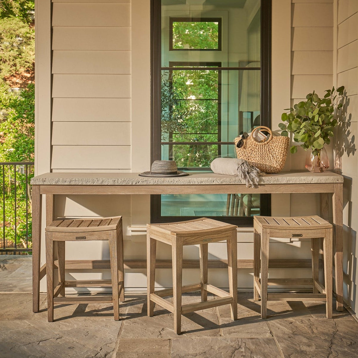 Coastal Living Outdoor Saratoga Counter Stool