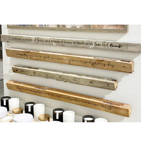 Vintage Engraved Architectural Sign