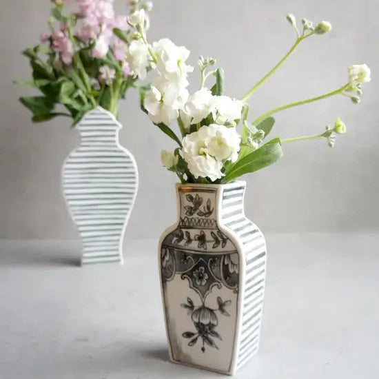 Well Versed Gray Vase
