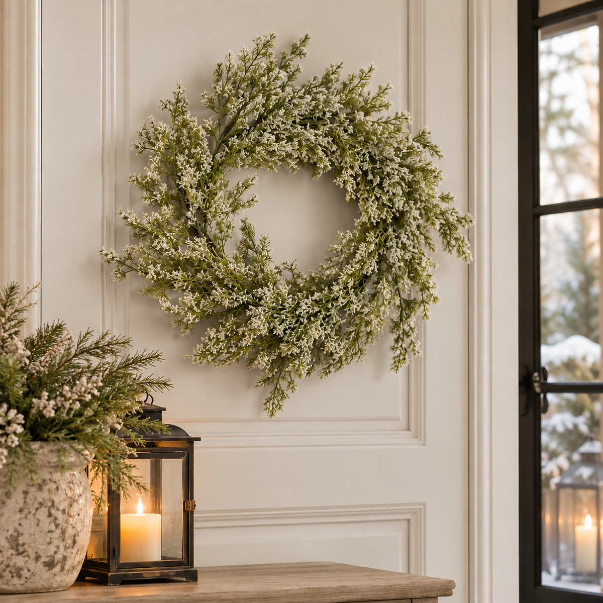 White Mountain Mint Wreath