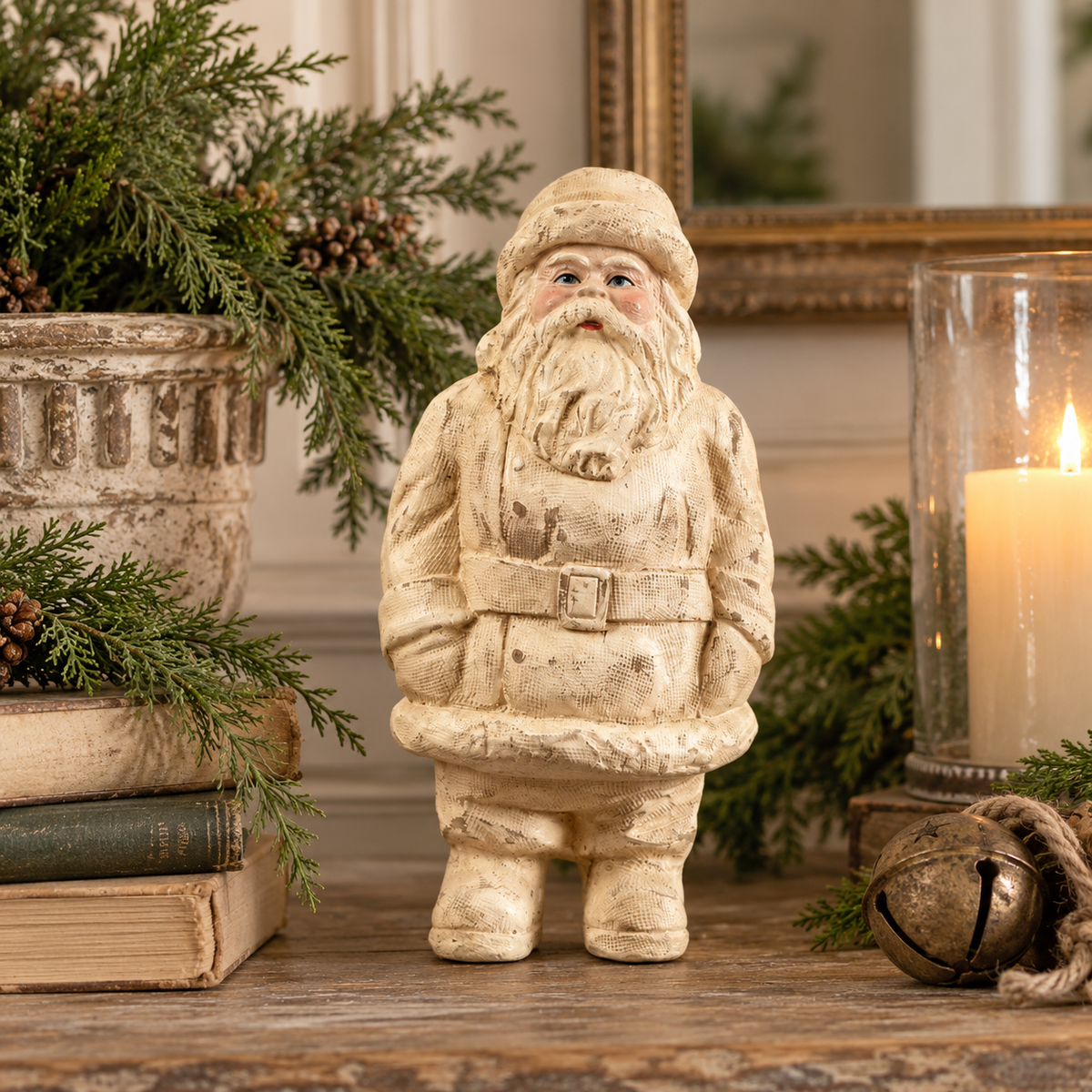 White Vintage Santa
