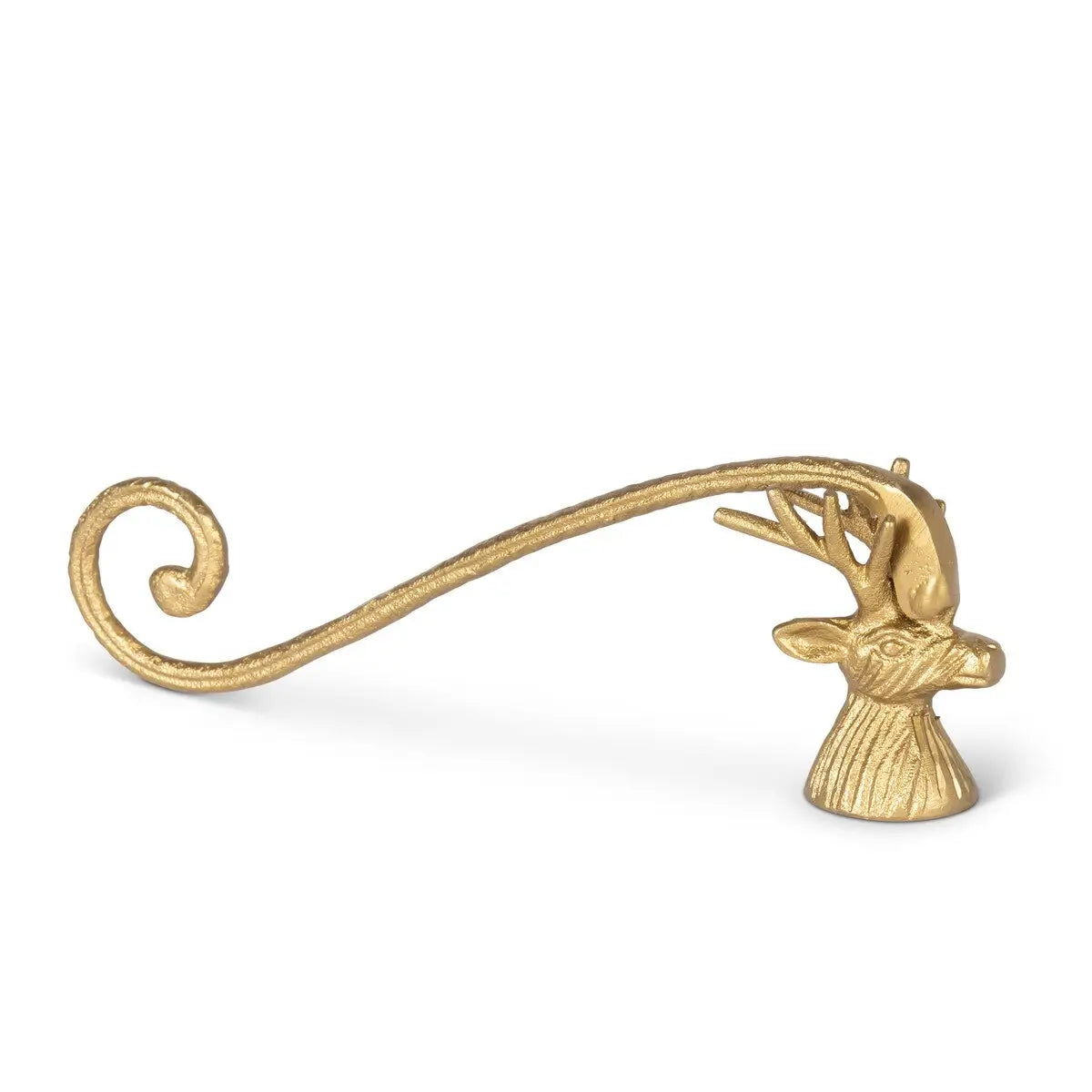 Brass Finish Aluminum Reindeer Candle Snuffer