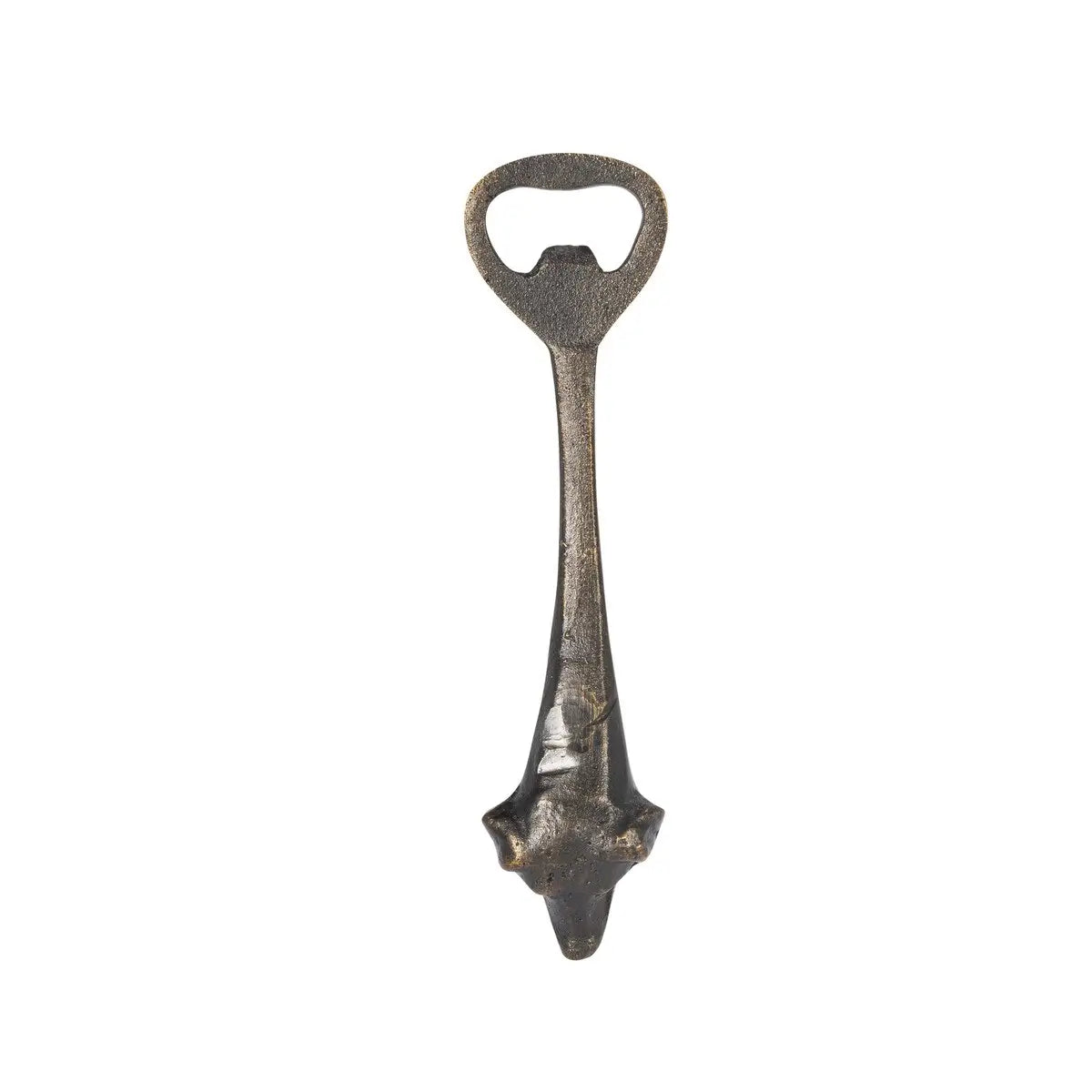 Blackened Brass Dog Bottle Opener