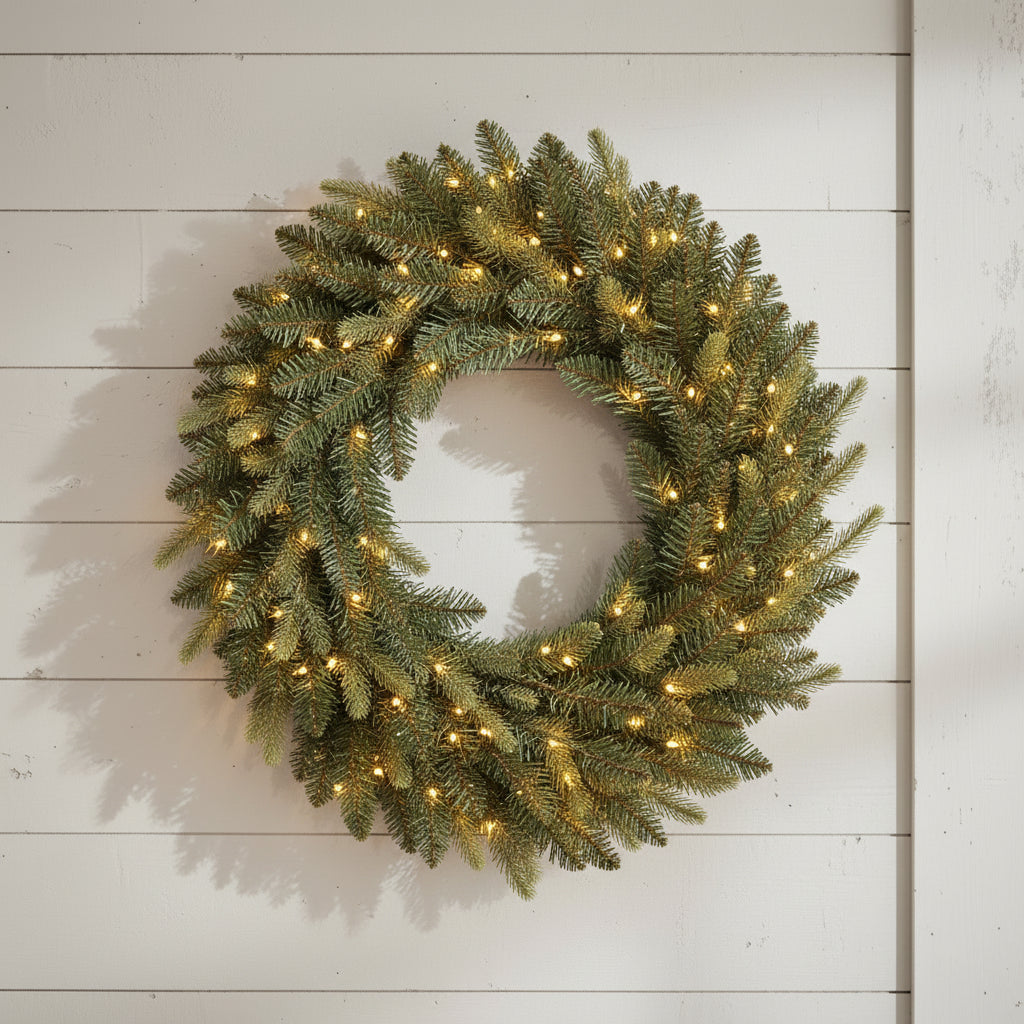 Montana Soft Twinkle Spruce Wreath