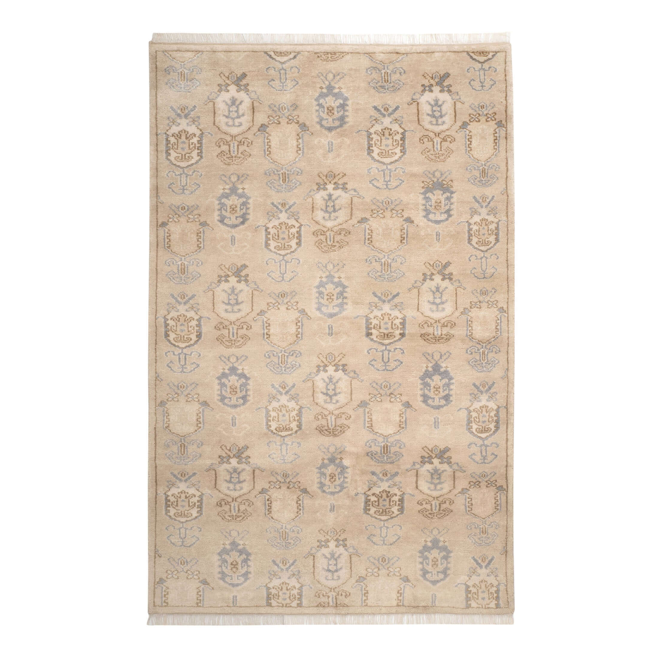 Dash & Albert Ashby Taupe Hand Knotted Wool Rug
