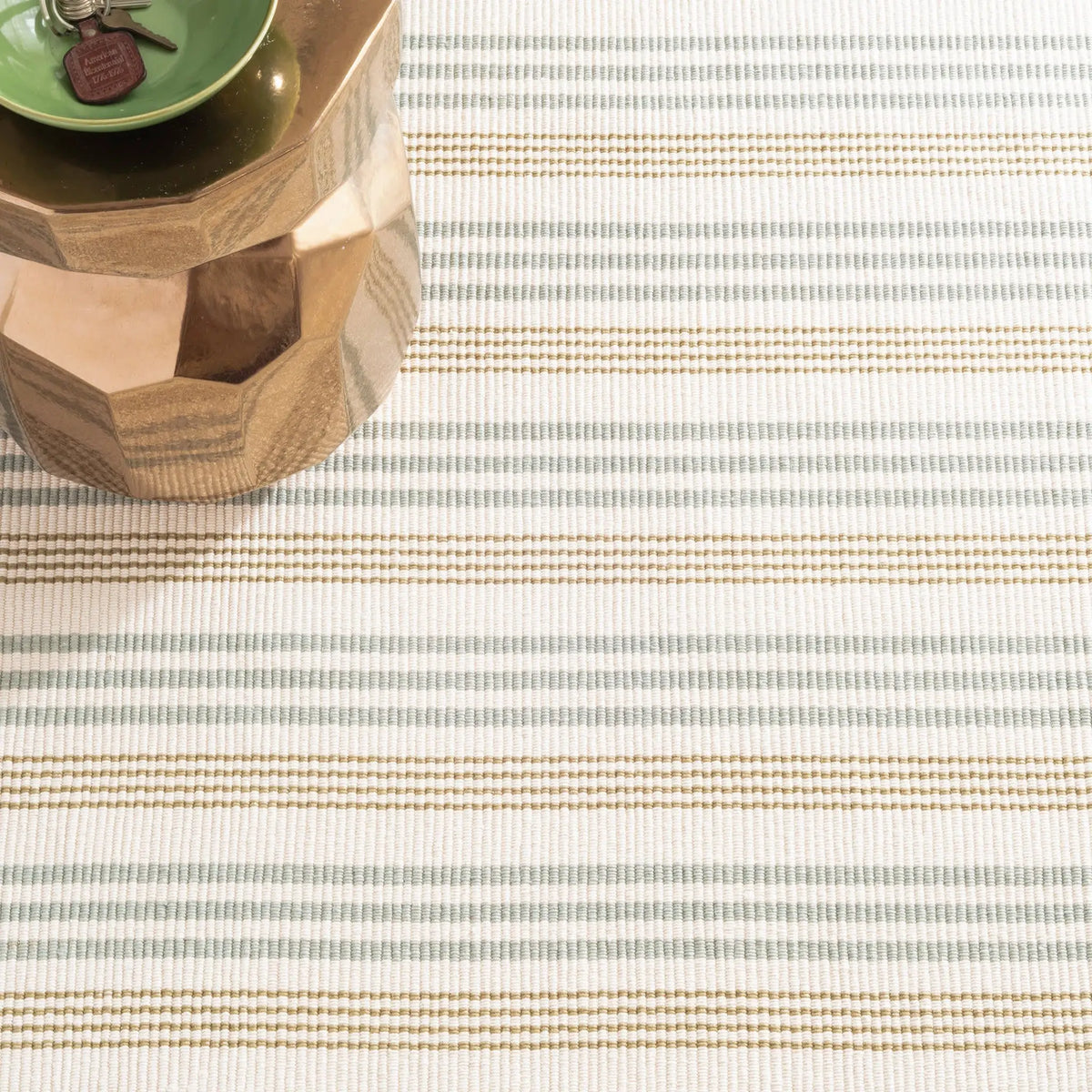 Dash & Albert Olive Branch Handwoven Cotton Rug