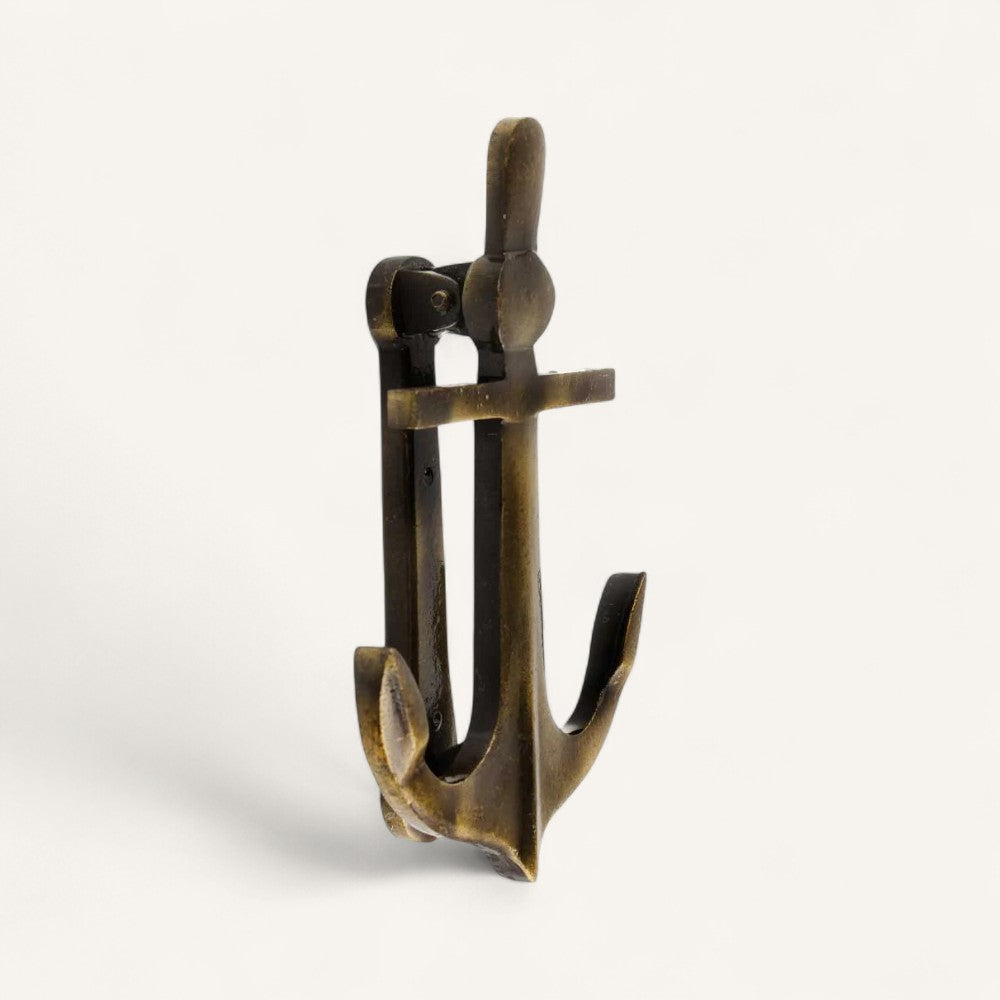 Antiqued Brass Anchor Door Knocker