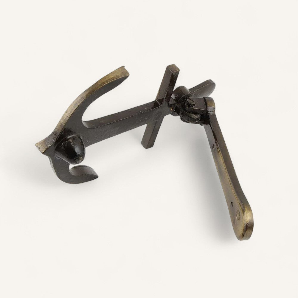 Antiqued Brass Anchor Door Knocker