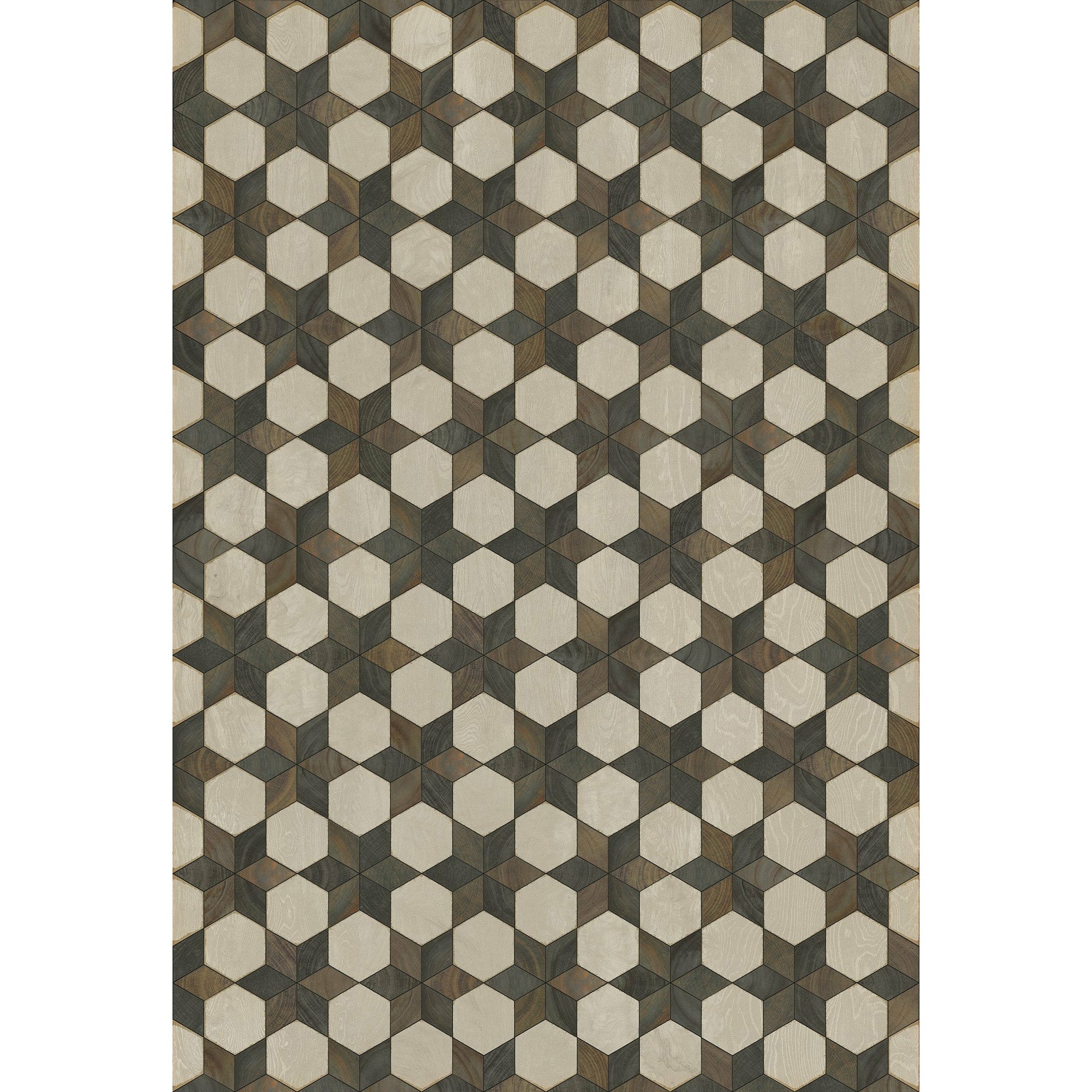 Artisanry Illuminated Battlestar Vinyl Floor Cloth - A Cottage in the City