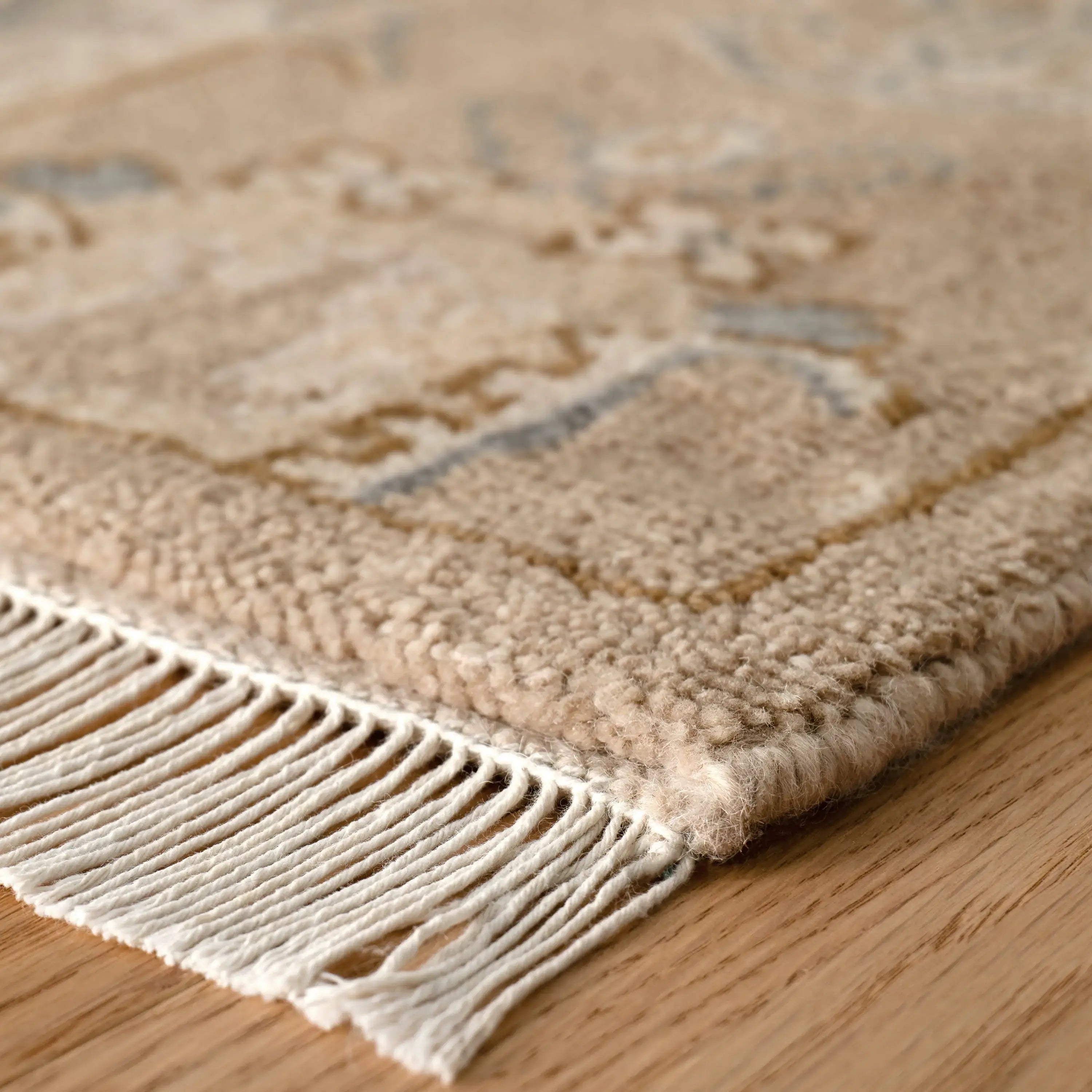 Dash & Albert Ashby Taupe Hand Knotted Wool Rug