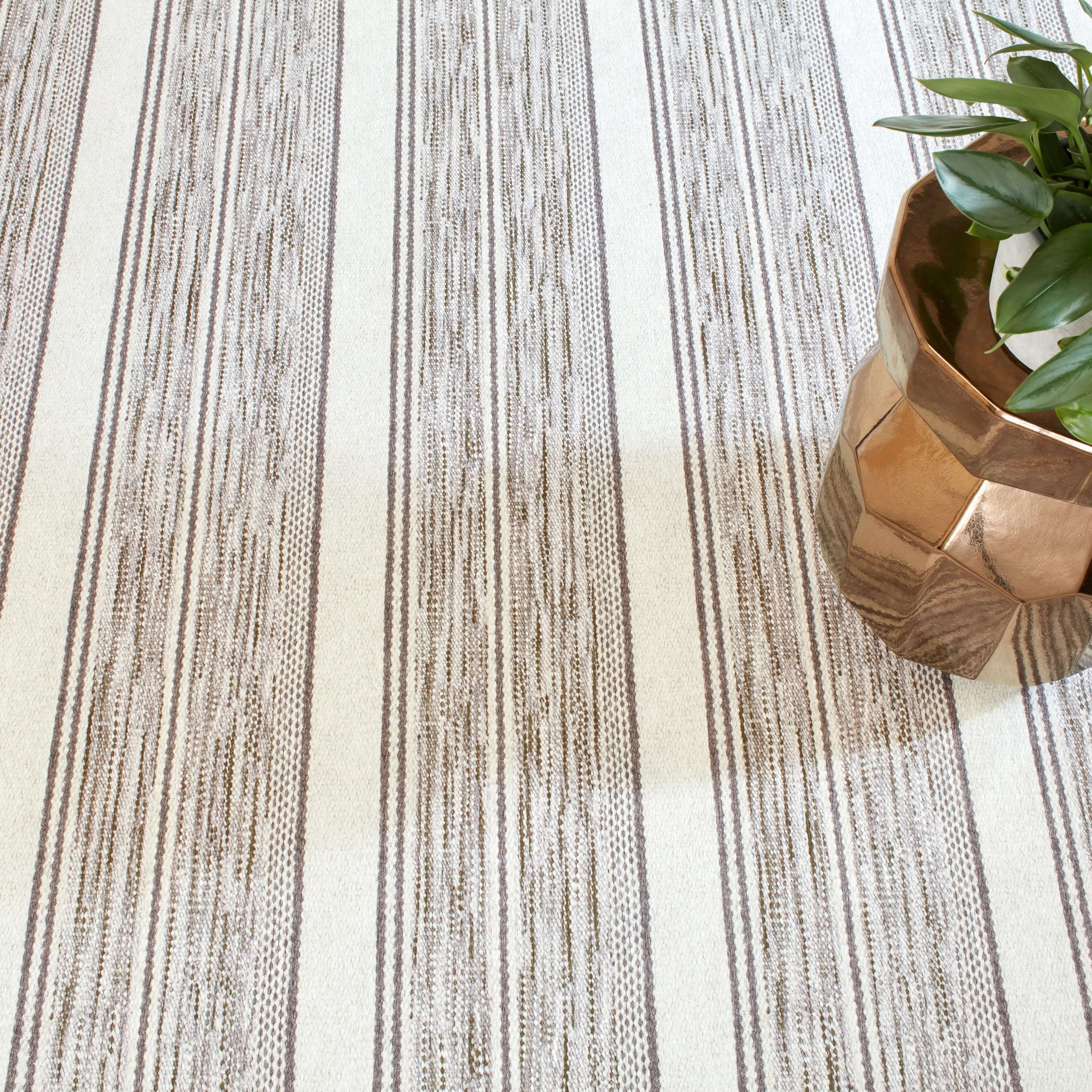 Ellington Stripe Machine Washable Rug