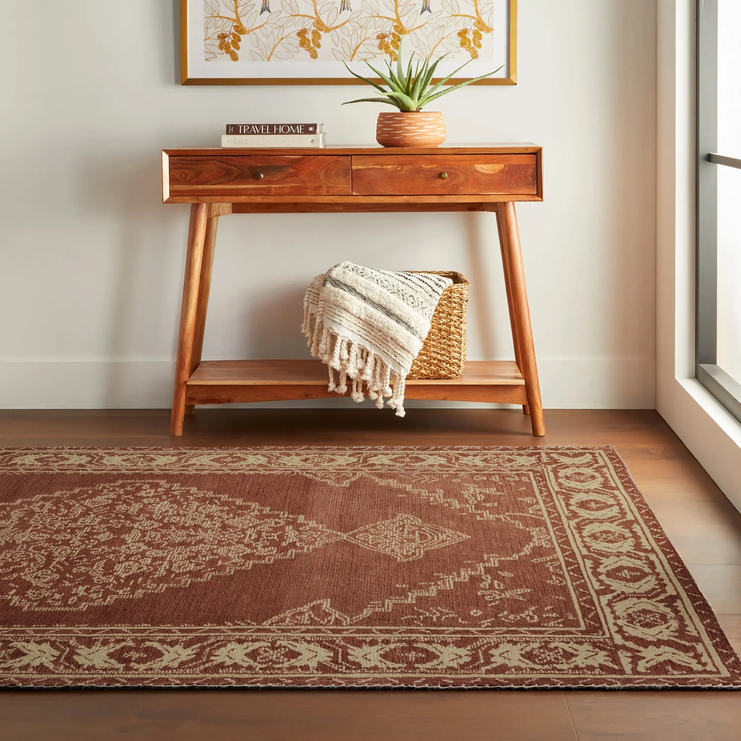 Dash & Albert Quenl Vintage Handmade Wool Rug