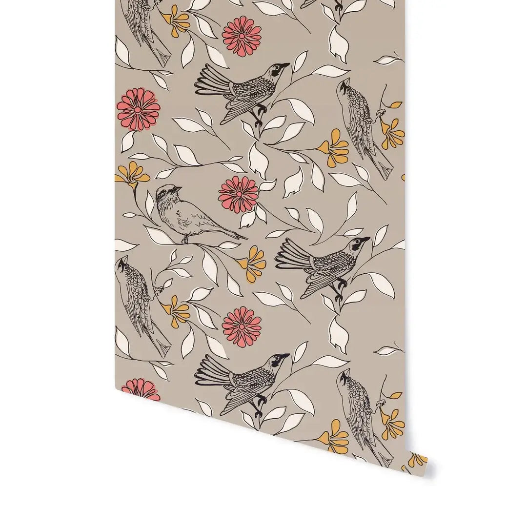 Birds Peel & Stick Wallpaper