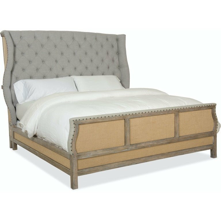 Boheme Bon Vivant De - Constructed Upholstered California King Bed - A Cottage in the City